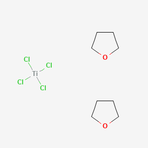 molecular formula C8H16Cl4O2Ti B1589298 oxolane;tetrachlorotitanium CAS No. 31011-57-1