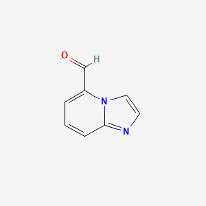 molecular formula C8H6N2O B1589301 Imidazo[1,2-a]pyridine-5-carbaldehyde CAS No. 372147-50-7
