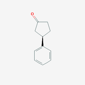 molecular formula C11H12O B1589309 (R)-3-Phenylcyclopentanone CAS No. 86505-44-4