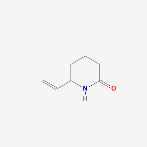 molecular formula C7H11NO B158931 6-Ethenylpiperidin-2-one CAS No. 127093-82-7