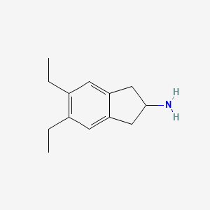 molecular formula C13H19N B1589318 2-Amino-5,6-diethylindane CAS No. 312753-70-1