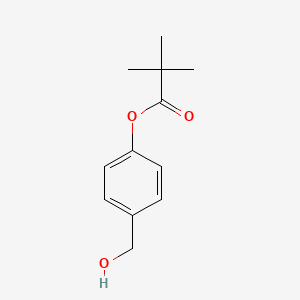 molecular formula C12H16O3 B1589324 4-(Hydroxymethyl)phenyl pivalate CAS No. 59012-91-8