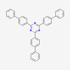 molecular formula C39H27N3 B1589325 Tris-biphenyl triazine CAS No. 31274-51-8