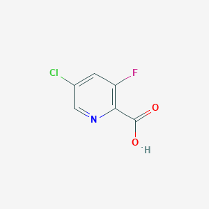 molecular formula C6H3ClFNO2 B1589329 5-Chloro-3-fluoropyridine-2-carboxylic acid CAS No. 207994-08-9