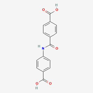 molecular formula C15H11NO5 B1589342 4-(4-Carboxybenzamido)benzoic acid CAS No. 56419-89-7