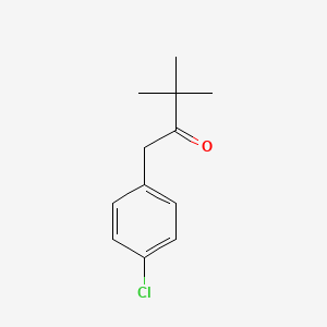 molecular formula C12H15ClO B1589344 1-(4-Chlorophenyl)-3,3-dimethylbutan-2-one CAS No. 39489-86-6
