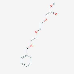 molecular formula C13H18O5 B1589345 10-Phenyl-3,6,9-trioxadecanoic acid CAS No. 91842-53-4