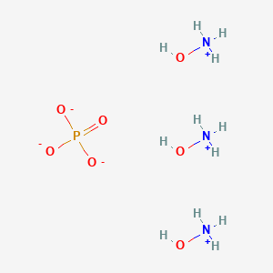 molecular formula H12N3O7P B1589347 Hydroxylammonium phosphate (3:1) CAS No. 20845-01-6