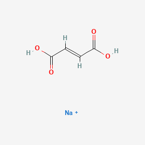 molecular formula C4H4NaO4+ B1589348 Fumaric acid, sodium salt CAS No. 7704-73-6