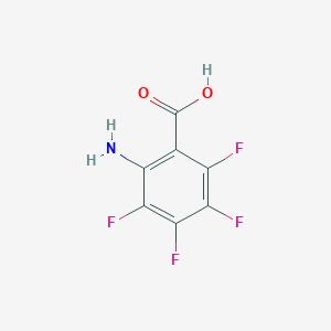 B158935 2-Amino-3,4,5,6-tetrafluorobenzoic acid CAS No. 1765-42-0