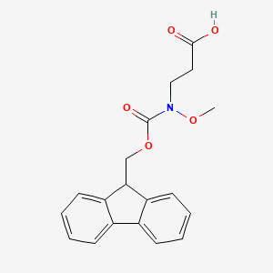 molecular formula C19H19NO5 B1589362 Weinreb Linker CAS No. 247021-90-5