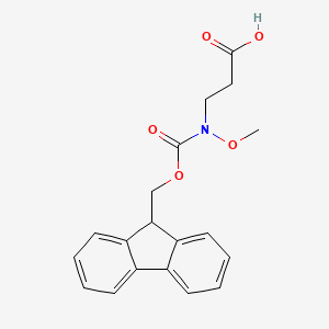 3-((((9H-Fluoren-9-yl)methoxy)carbonyl)(methoxy)amino)propanoic acid