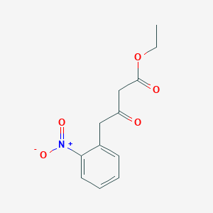 molecular formula C12H13NO5 B1589366 Ethyl 4-(2-nitrophenyl)-3-oxobutanoate CAS No. 66073-33-4