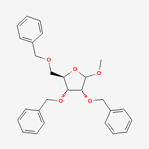 Methyl 2,3,5-tri-O-benzyl-D-ribofuranoside