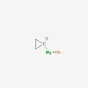 molecular formula C3H5BrMg B1589388 Cyclopropylmagnesium Bromide CAS No. 23719-80-4