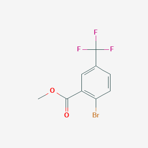 molecular formula C9H6BrF3O2 B1589398 Methyl 2-bromo-5-(trifluoromethyl)benzoate CAS No. 1026355-57-6