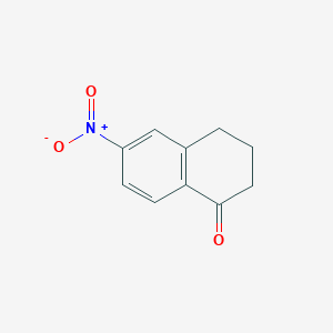 molecular formula C10H9NO3 B1589404 6-Nitro-3,4-dihydronaphthalen-1(2H)-one CAS No. 22246-26-0