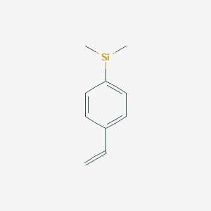 molecular formula C10H13Si B1589418 Dimethyl(4-vinylphenyl)silane CAS No. 4556-72-3