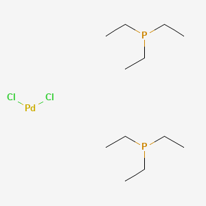 molecular formula C12H30Cl2P2Pd B1589421 Dichlorobis(triethylphosphine)palladium(II) CAS No. 28425-04-9