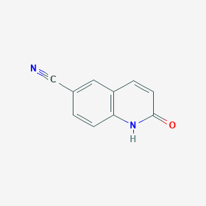 molecular formula C10H6N2O B1589425 2-Oxo-1,2-dihydroquinoline-6-carbonitrile CAS No. 63124-11-8