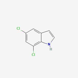 molecular formula C8H5Cl2N B1589432 5,7-dichloro-1H-indole CAS No. 4792-72-7
