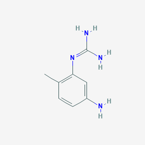 molecular formula C8H12N4 B1589434 (2-Methyl-5-aminophenyl)guanidine CAS No. 581076-64-4