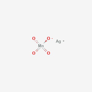 molecular formula AgMnO4 B1589443 Silver permanganate CAS No. 7783-98-4