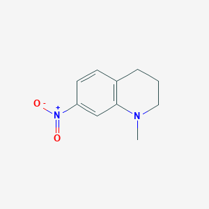 molecular formula C10H12N2O2 B1589449 1-Methyl-7-nitro-1,2,3,4-tetrahydroquinoline CAS No. 39275-18-8