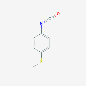 molecular formula C8H7NOS B158945 4-(Methylthio)phenyl isocyanate CAS No. 1632-84-4