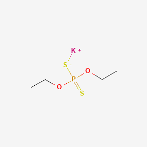 molecular formula C4H10KO2PS2 B1589450 Potassium diethyl dithiophosphate CAS No. 3454-66-8