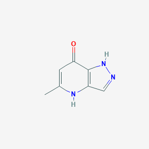 molecular formula C7H7N3O B1589452 5-甲基-1H-吡唑并[4,3-b]吡啶-7-醇 CAS No. 268547-52-0