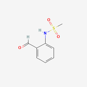 molecular formula C8H9NO3S B1589456 2-(甲磺酰胺基)苯甲醛 CAS No. 94532-99-7