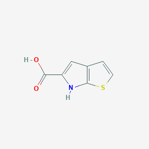 molecular formula C7H5NO2S B1589459 6H-thieno[2,3-b]pyrrole-5-carboxylic acid CAS No. 51856-25-8