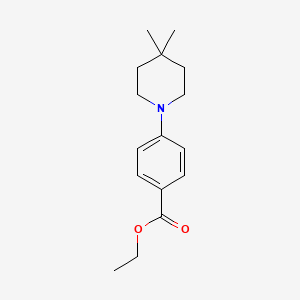molecular formula C16H23NO2 B1589463 Ethyl 4-(4,4-dimethylpiperidin-1-yl)benzoate CAS No. 406233-25-8