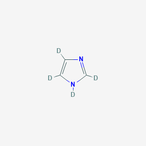 molecular formula C3H4N2 B1589465 咪唑-d4 CAS No. 6923-01-9