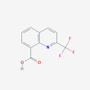 molecular formula C11H6F3NO2 B1589469 2-(trifluoromethyl)quinoline-8-carboxylic Acid CAS No. 588702-63-0