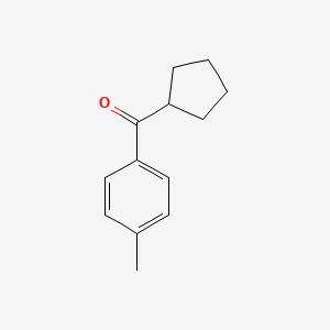 molecular formula C13H16O B1589471 Cyclopentyl 4-methylphenyl ketone CAS No. 97802-97-6