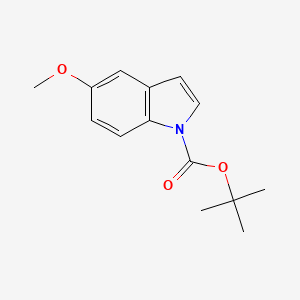 molecular formula C14H17NO3 B1589473 1-BOC-5-methoxyindole CAS No. 99275-47-5