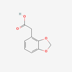 molecular formula C9H8O4 B1589474 1,3-Benzodioxol-4-ylacetic acid CAS No. 100077-49-4