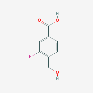 molecular formula C8H7FO3 B1589477 3-fluoro-4-(hydroxymethyl)benzoic Acid CAS No. 214554-16-2