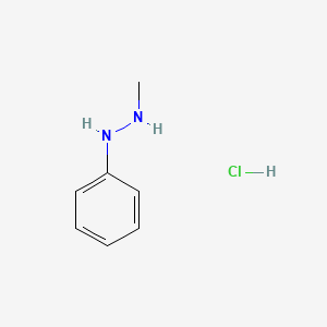 molecular formula C7H11ClN2 B1589479 1-Methyl-2-phenylhydrazine hydrochloride CAS No. 92304-54-6