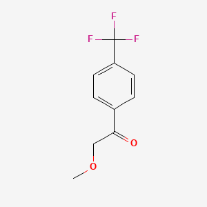 molecular formula C10H9F3O2 B1589480 2-Methoxy-1-(4-(trifluoromethyl)phenyl)ethanone CAS No. 26771-69-7