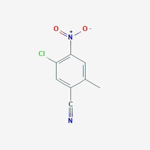 molecular formula C8H5ClN2O2 B1589481 5-Chloro-2-methyl-4-nitrobenzonitrile CAS No. 101495-54-9