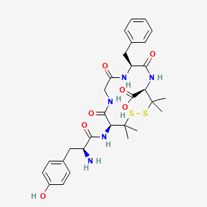 molecular formula C30H39N5O7S2 B1589489 [D-Pen2, Pen5]-Enkephalin CAS No. 88373-72-2