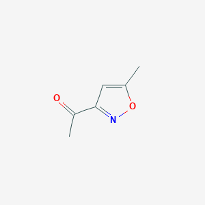 molecular formula C6H7NO2 B1589500 1-(5-Methylisoxazol-3-yl)ethanone CAS No. 24068-54-0