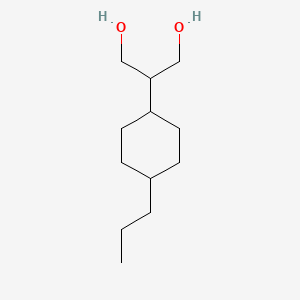 molecular formula C12H24O2 B1589512 2-(4-丙基环己基)丙烷-1,3-二醇 CAS No. 132310-86-2