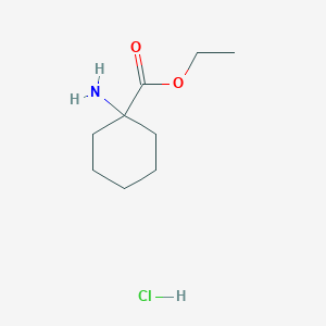 molecular formula C9H18ClNO2 B1589513 Ethyl 1-aminocyclohexanecarboxylate hydrochloride CAS No. 63203-48-5