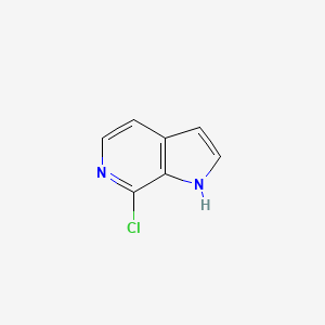 molecular formula C7H5ClN2 B1589527 7-氯-1H-吡咯并[2,3-c]吡啶 CAS No. 357263-41-3