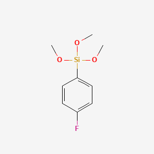 molecular formula C9H13FO3Si B1589533 (4-Fluorophenyl)trimethoxysilane CAS No. 53883-61-7
