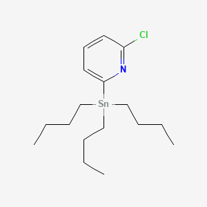 molecular formula C17H30ClNSn B1589536 6-氯-2-(三丁基锡)吡啶 CAS No. 263698-99-3
